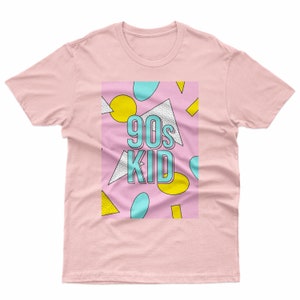 90s Kid Graphic Tee - Bella Canvas Soft Cotton T-Shirt Bild 6