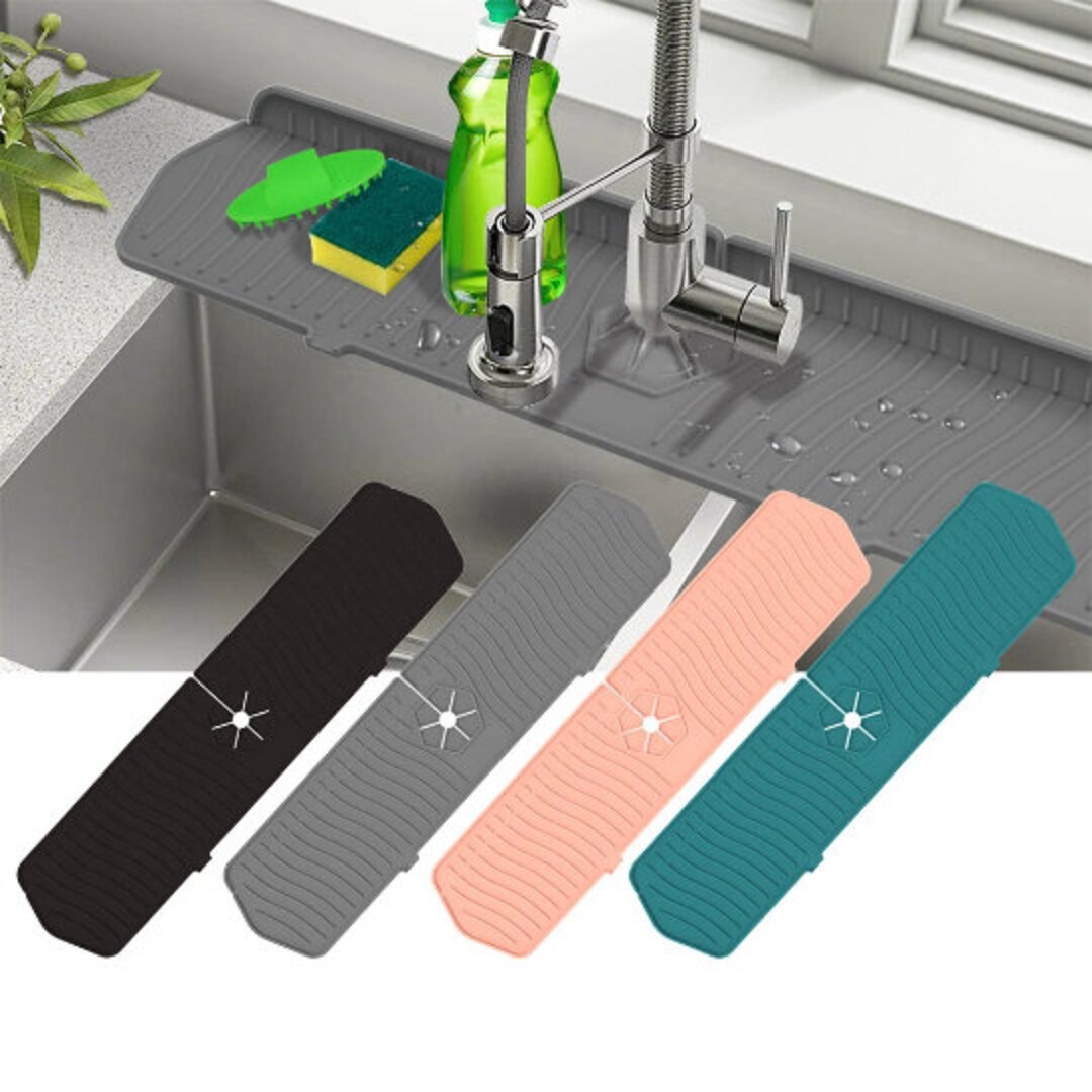 Faucet Silicone Mat for Kitchen Sink - Mounteen in 2023