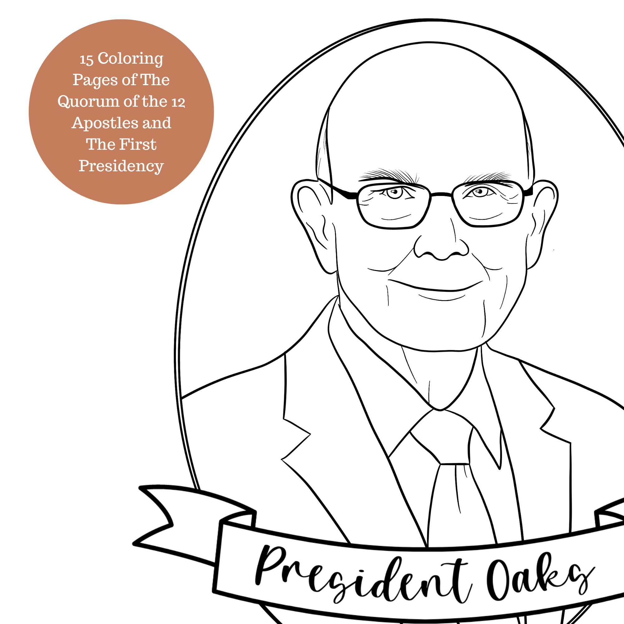 General Conference Coloring Pages October 2023 / 15 PDF Printables of