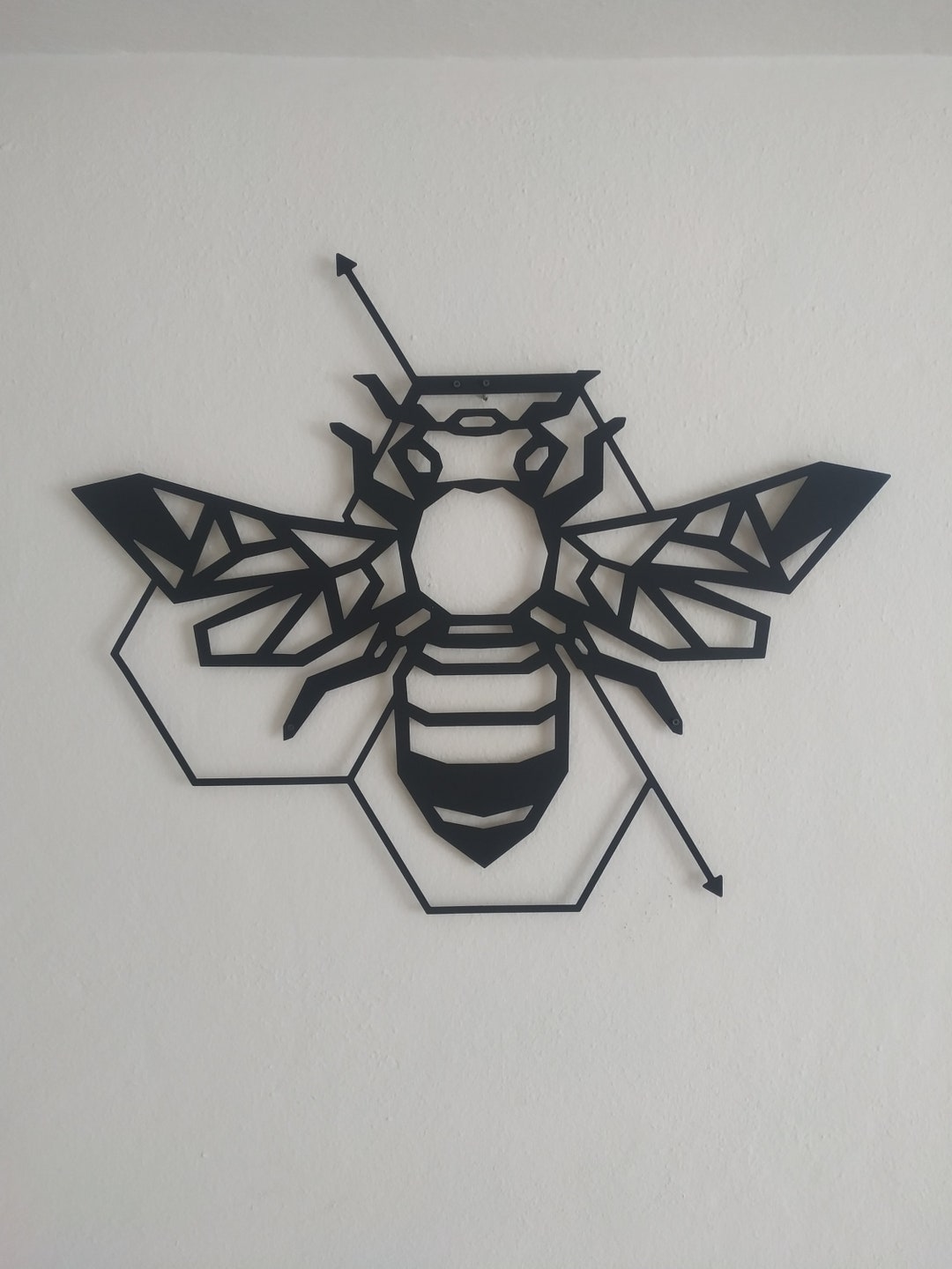 Buzzing Beauty Bumble Bee Metal Wall Art for Your Outdoor Etsy
