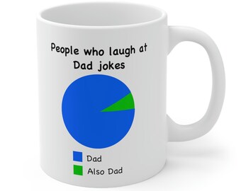 Menschen, die über Dad Witze lachen - lustiges Geschenk zum Vatertag, Geburtstage, Feiertage