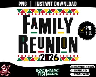 Reunión familiar 2026 PNG / Diseño digital inspirado en los años 90