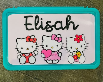 Personalized Hello Kitty Pencil Box: Back to School Art Gift - Etsy
