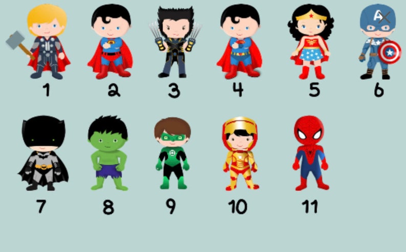 Personalized Superhero Pencil Box: Back to School Art Gift image 3