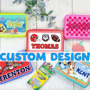 Custom Personalized Pencil Box: Back to School Gift