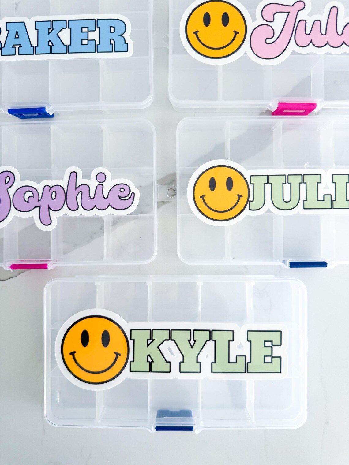 Personalized Smiley Face Candy Box: Birthday Party Favor - Etsy