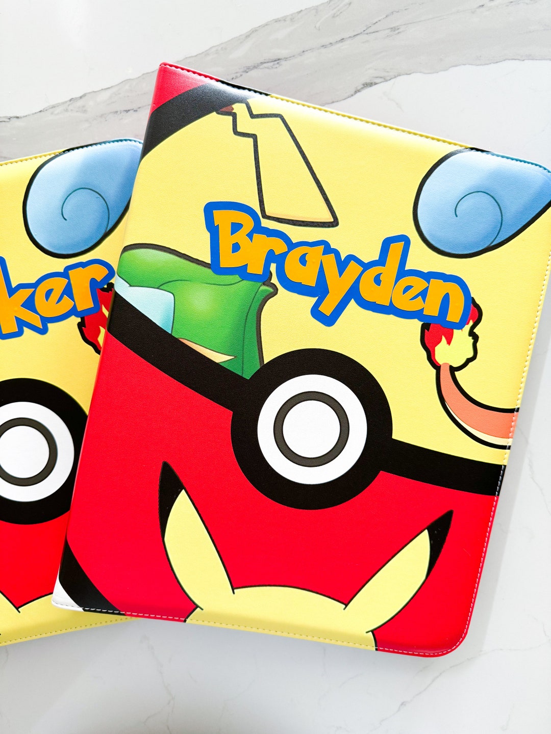 Binder Pokemon Personalized Trading Cards, Binder for Sports Cards