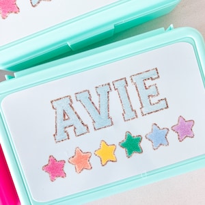Personalized Pencil Box for girls aesthetic Back to School Preppy Gift Crayon Case Supplies Kindergarten, Elementary, Art Gift Present