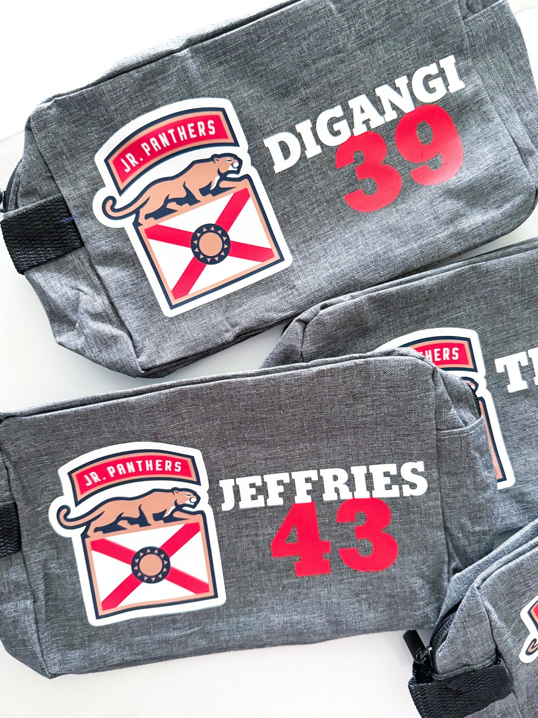 Personalized Sports Bag, Hockey Swag Bag, Custom Toiletry Bag, Team