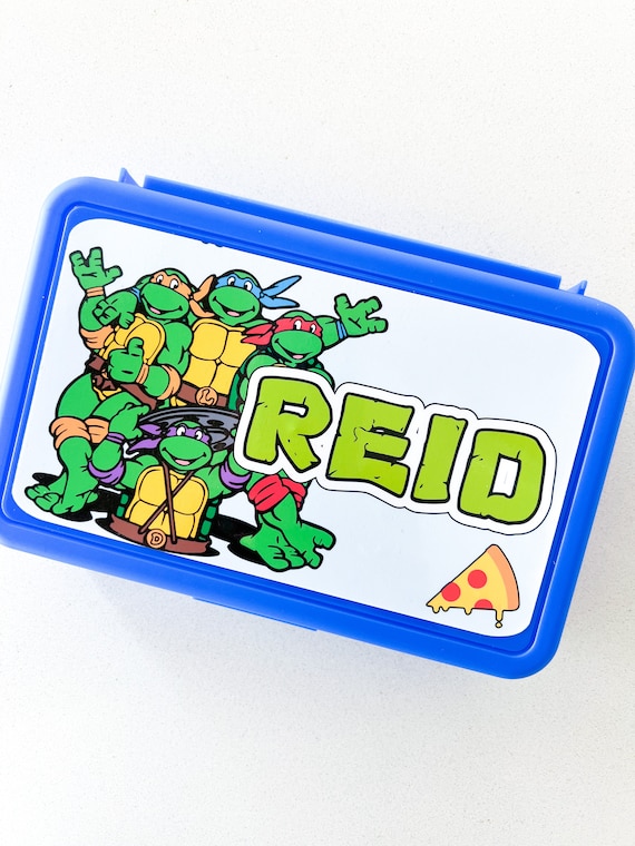 Personalized Pencil Box for Boys Back to School Turtles Gift Crayon Case  Supplies Kindergarten, Elementary, Video Game Birthday 