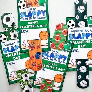 Zusammengebautes Valentinstag Sport Slap Armband Klasse Geschenk, Vorschulgeschenk, Kindergarten Geschenk, Valentine Austausch, Klassenparty, Non Candy