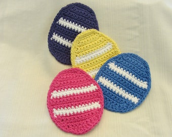 Crochet Easter Egg Coasters