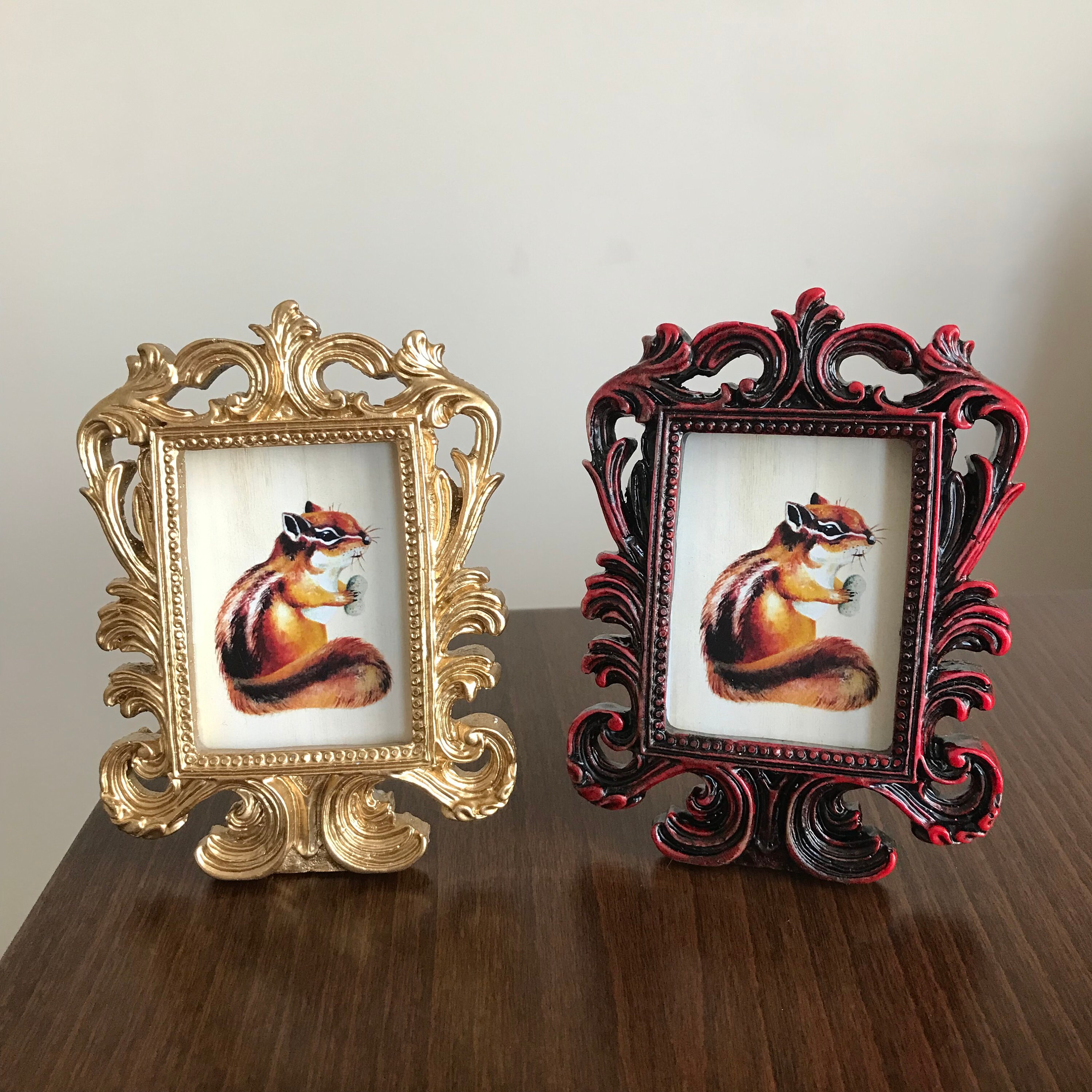 Small Framed Art Print, Miniature Painting, Mini Framed Art, Tiny Art ...