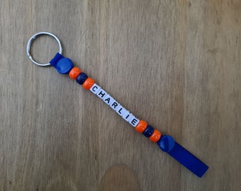 Handmade Nerf Gun themed Keyring Nerf Gun Party Personalised Beaded Keychain Gift Party bags