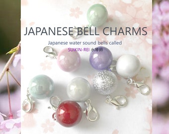 Beautiful sounds: Japanese Bell Charms for gifts, Good Luck charms, Backpack charms, Pet color bell add keychains.