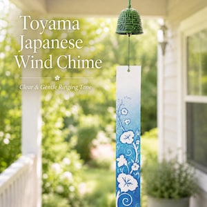 Japanisches Windspiel / Traditionelles Tempelglocken-Design / Wunderschöner, klarer Klang / Hergestellt in Japan
