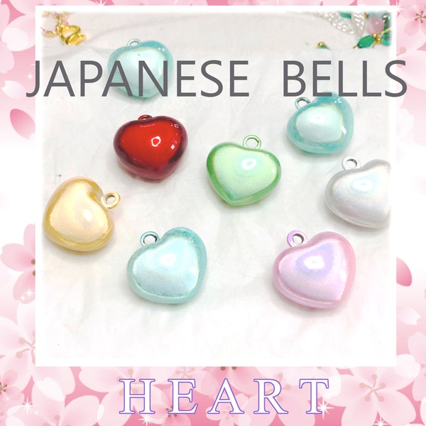 Chubby heart-shaped bell, for Bell charm, Pet charm adds Keychain more...