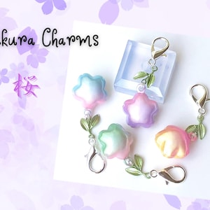 A little plump Japanese SAKURA charms