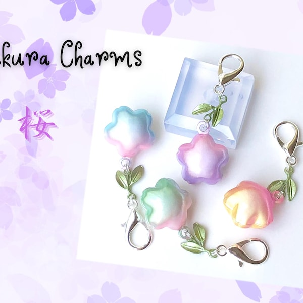 A little plump Japanese SAKURA charms