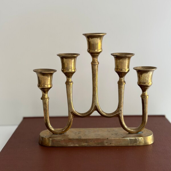 Brass Candelabra Etsy