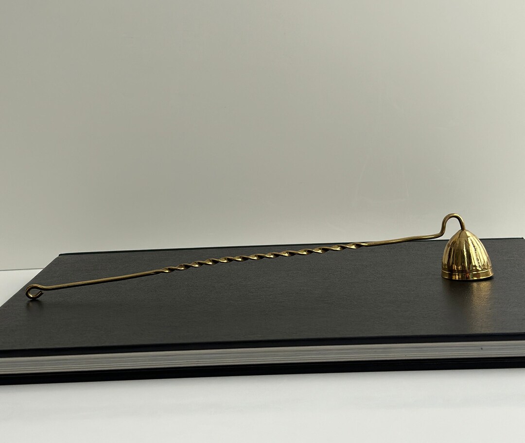 Vintage Brass Gold Candle Snuffer Etsy
