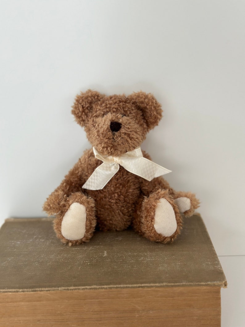 Vintage boyds bears vintage teddy bear w bow vintage nursery decor