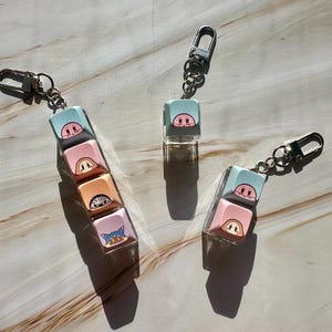Poyo and friends Clicky Keychains and Keycaps