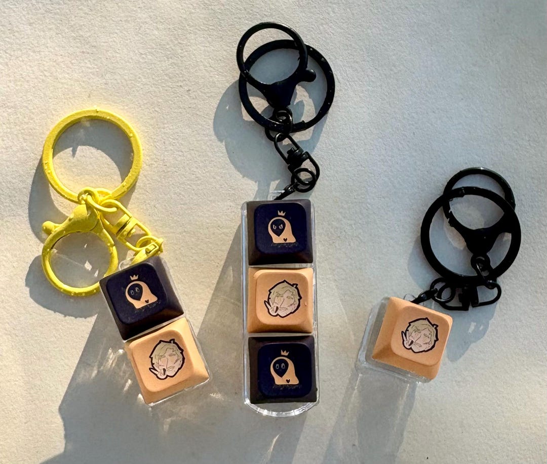 Malevolent Podcast Clicky Keychain Fidgets - Etsy