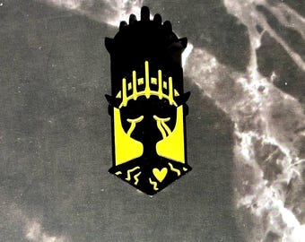 Bösartiger John Doe Emaille Pin - Glow in the Dark
