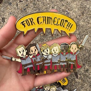 Knights of Camelot Enamel Pin Set