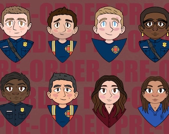 PREORDER - First Responders 911 Show-pins