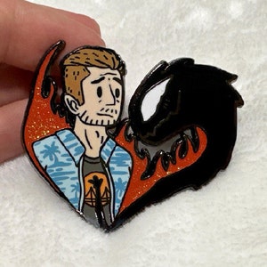 Venom Symbrock Heart Pin
