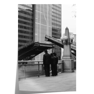 Fine Art Chicago Wand Kunst Fotografie Druck - Gerahmte Landschaft Chicago River Walk