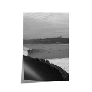 Fine Art Photography Print - California Photography La Jolla Black and White Surf Minimalist Wall Art Ocean Beach Lifestyle Home Decor