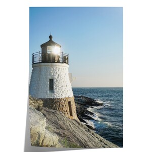 Fine Art Leuchtturm RI Fotografie Druck - Gerahmt Landschaft Palm Beach Natur Home Decor
