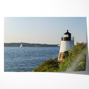 Fine Art Rhode Island Leuchtturm Fotografie Druck - Gerahmt Landschaft Palm Beach Natur Wohnkultur