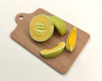 Miniature Melon, 1:12 scale miniature