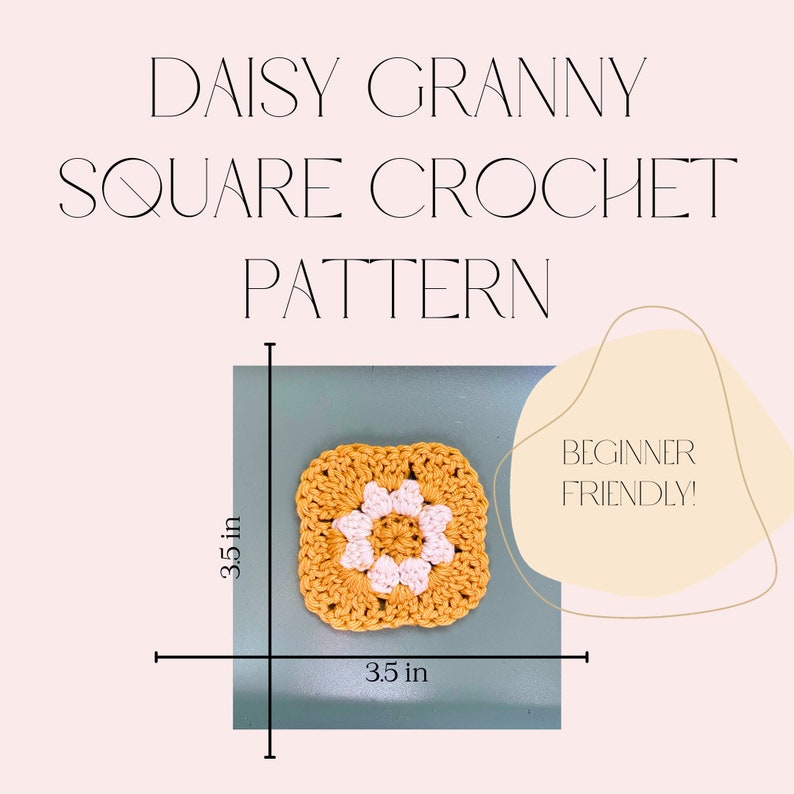 Crochet Patern Crochet Daisy Granny Square, Granny Square Crochet