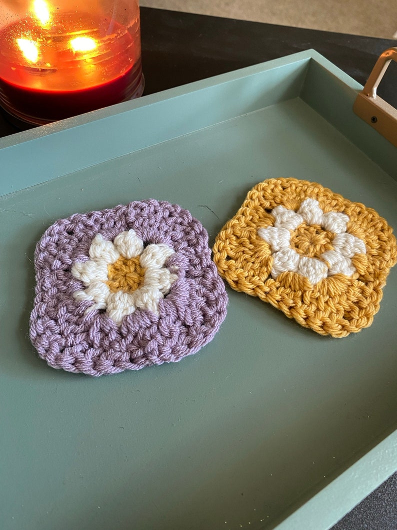 Crochet Patern Crochet Daisy Granny Square, Granny Square Crochet