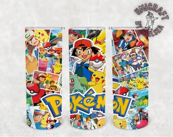 20OZ Cartoon kids sublimation design for straight tumbler PNG tumbler wrap digital download
