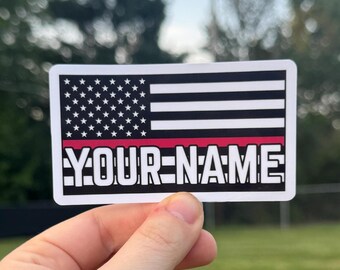 Firefighter Gift, Firefighter Sticker, Firefighter Stickers, EMT Firefighter, Custom Firefighter, Future Firefighter, Firefighter Decal