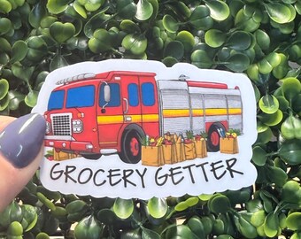 Firefighter Gift, Firefighter Sticker, Firefighter Stickers, EMT Firefighter, Custom Firefighter, Future Firefighter, Firefighter Decal