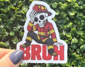 Firefighter Gift, Firefighter Sticker, Firefighter Stickers, EMT Firefighter, Custom Firefighter, Future Firefighter, Firefighter Decal