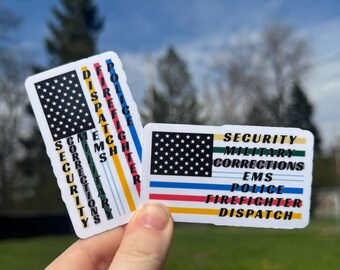 911 Dispatcher Sticker: First Responder Appreciation Gift