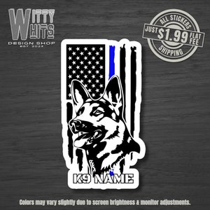 K9 Police Officer Gifts, K9 Police Officer, K9 Handler Gift, Police K9 Sticker, K9 Officer Gift, K9 Officer Gifts, K9 Handler, Police Gift