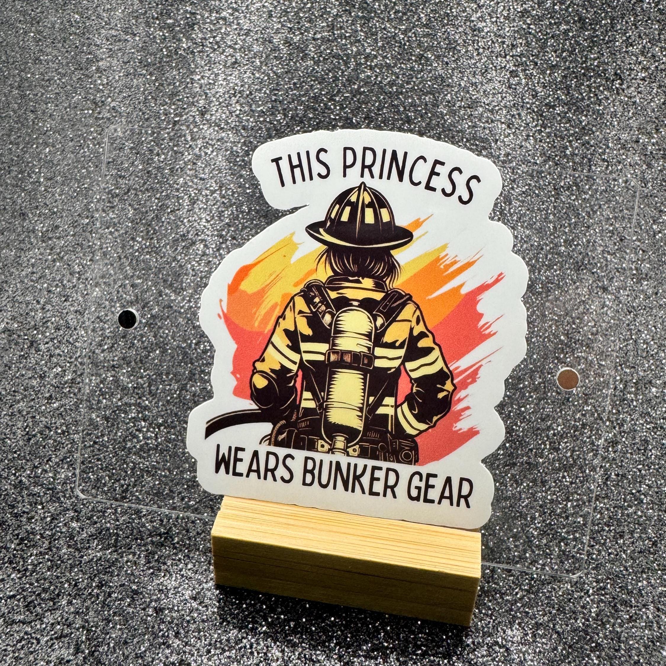 Firefighter Gift, Firefighter Sticker, Firefighter Stickers, EMT ...