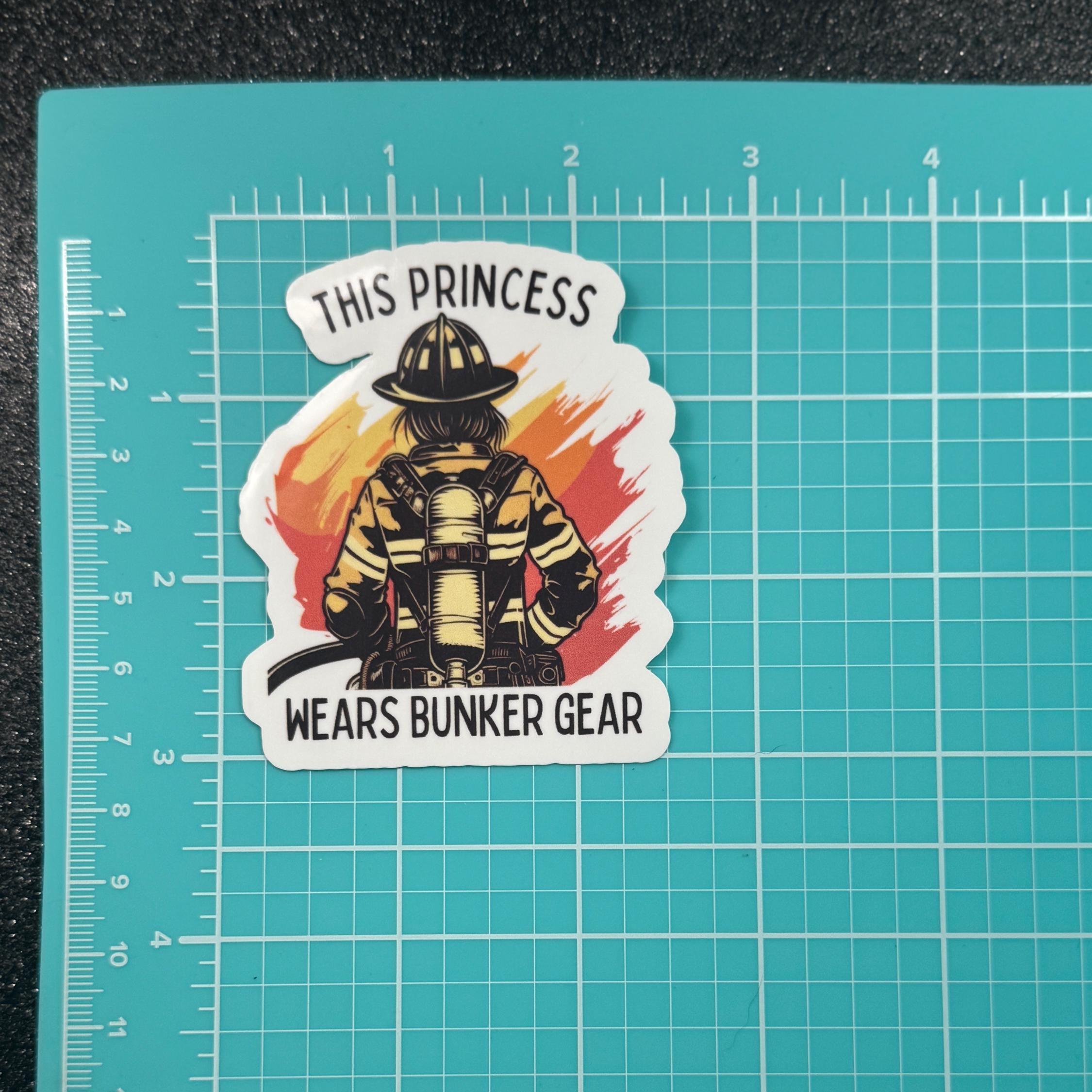 Firefighter Gift, Firefighter Sticker, Firefighter Stickers, EMT ...