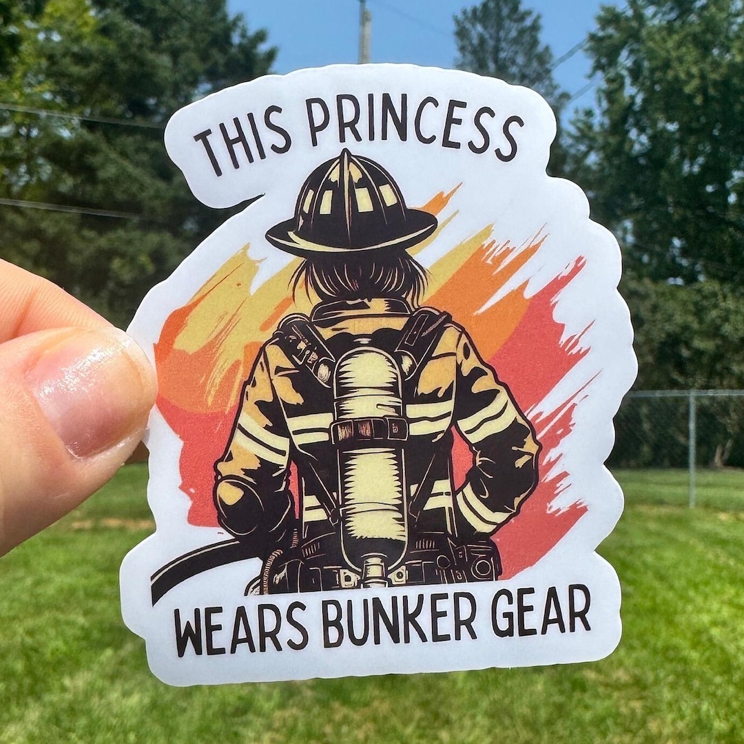 Firefighter Gift, Firefighter Sticker, Firefighter Stickers, EMT ...
