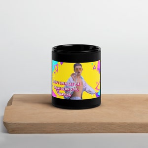 James Kennedy Pride Black Glossy Mug