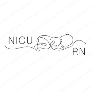 Enfermera NICU PNG, Enfermería, RN jpg, Diseños de camisas de enfermera bebé, Regalos de posgrado de enfermería, Enfermera recortada, Unidad de cuidados intensivos neonatales Enfermera registrada
